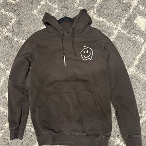 Dutch Bros Dark Brown Hoodie with Smiley